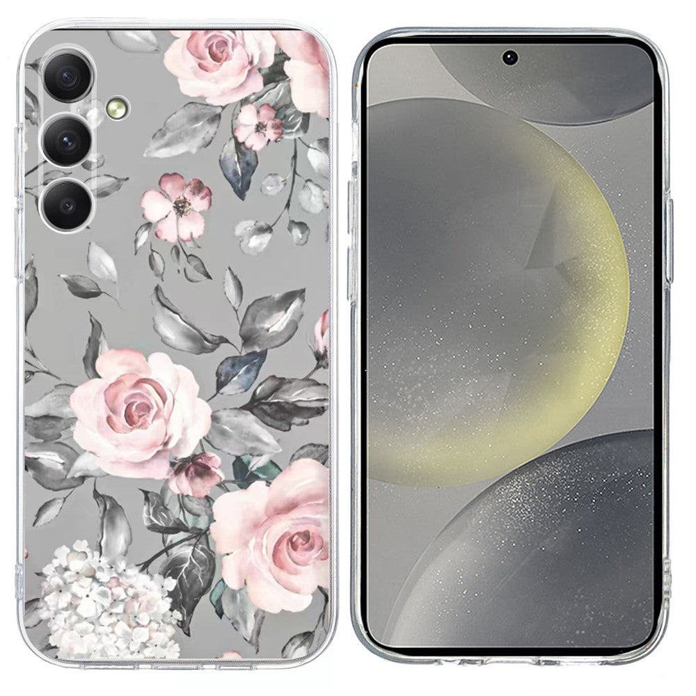 For Samsung Galaxy S24 Case Pattern Printing Shockproof Soft TPU Phone Cover