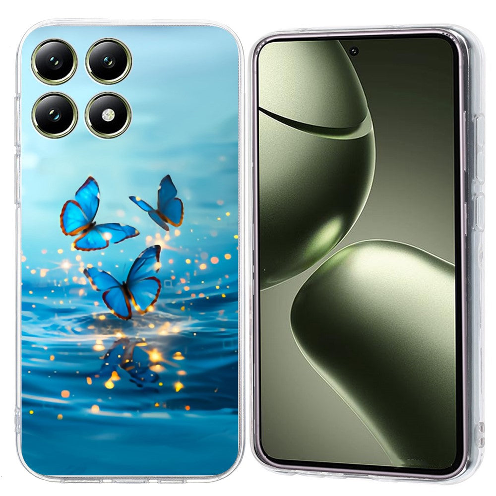 For Xiaomi 14T Pro Case Pattern Printing Shockproof Soft TPU Phone Cover