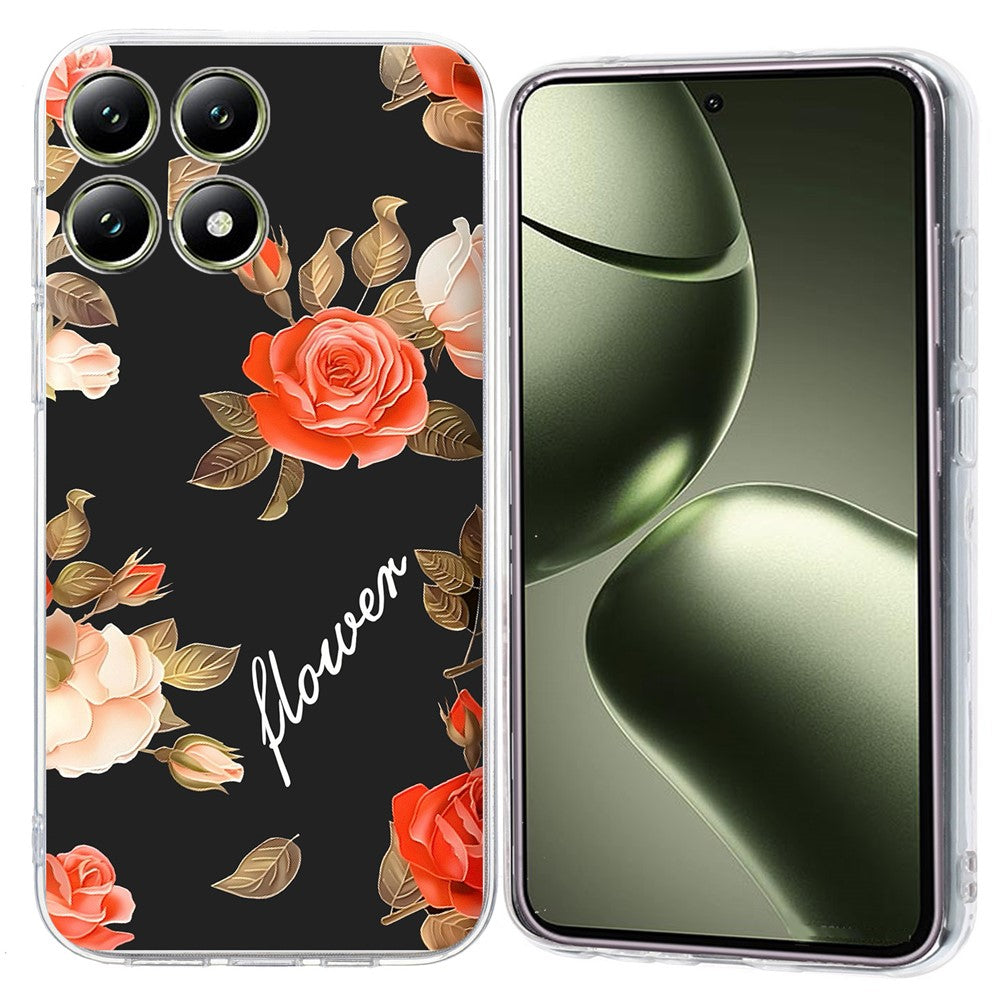 For Xiaomi 14T Case Pattern Printing Shockproof Soft TPU Phone Cover