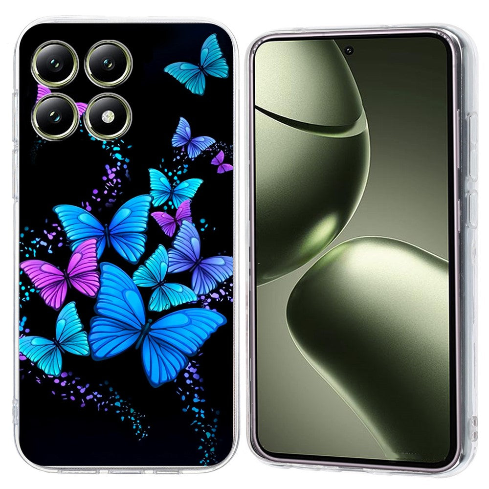 For Xiaomi 14T Case Pattern Printing Shockproof Soft TPU Phone Cover
