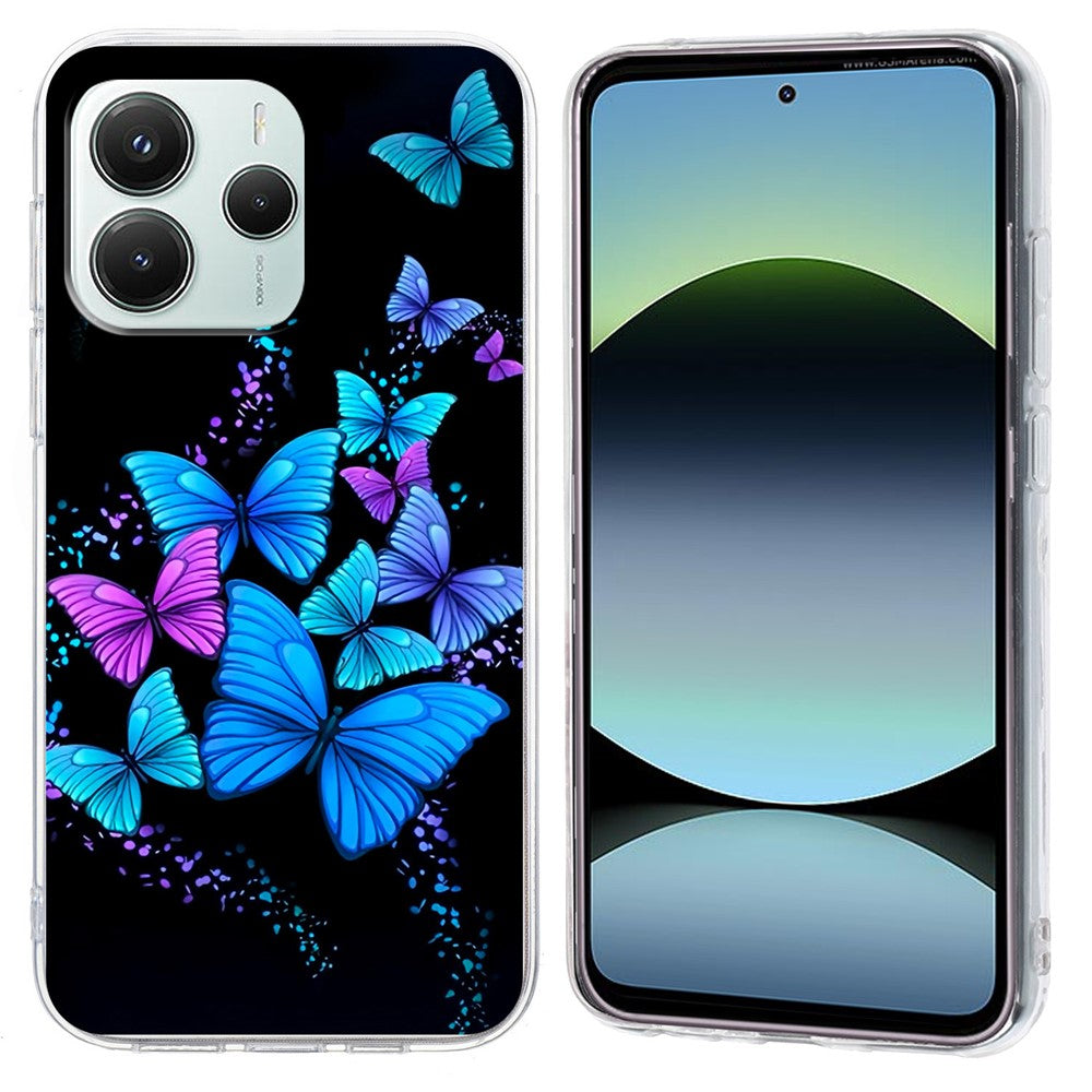 For Xiaomi Redmi Note 14 5G Case Pattern Printing Shockproof Soft TPU Phone Cover