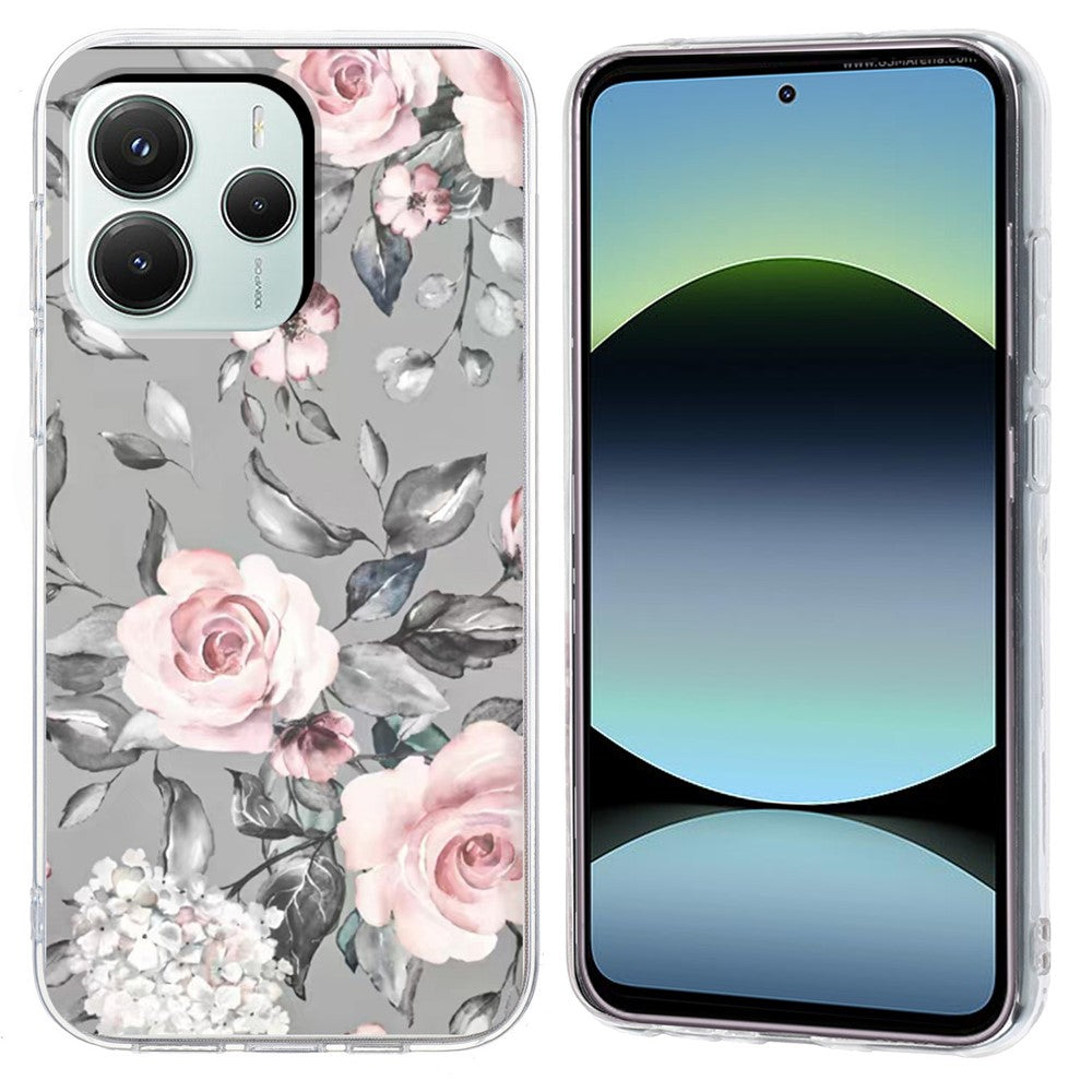 For Xiaomi Redmi Note 14 5G Case Pattern Printing Shockproof Soft TPU Phone Cover