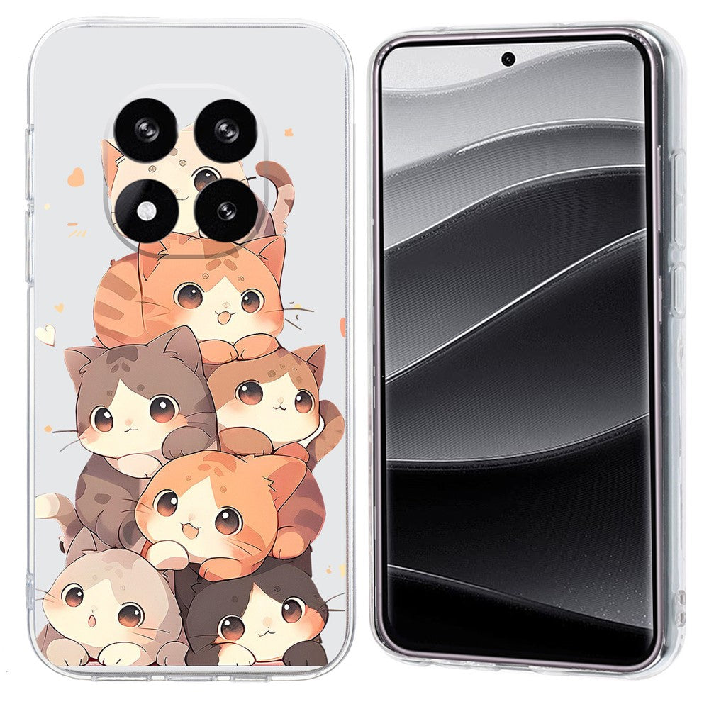 For Xiaomi Redmi Note 14 Pro 5G / Poco X7 5G Case Pattern Printing Shockproof Soft TPU Phone Cover