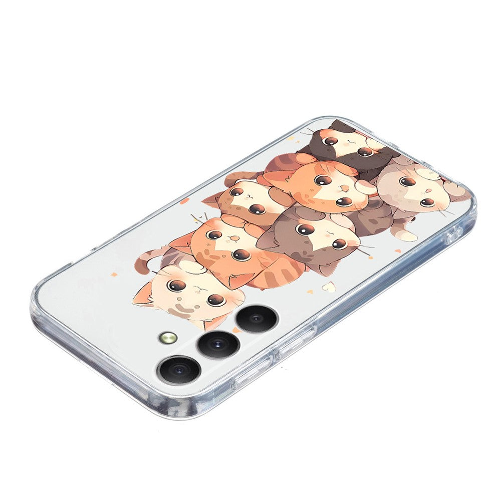 For Samsung Galaxy A25 5G (Global) (161.0 x 76.5 x 8.3mm) Case Pattern Printing Shockproof Soft TPU Phone Cover