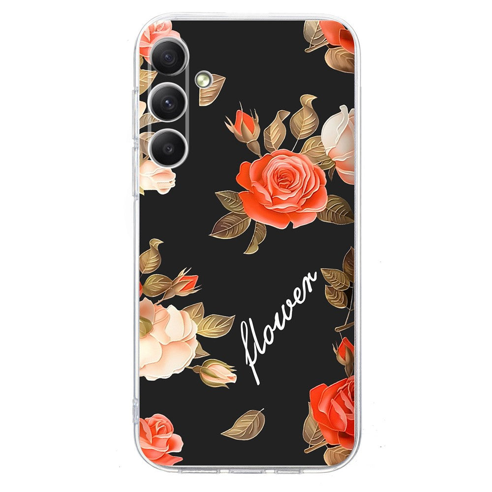For Samsung Galaxy A25 5G (Global) (161.0 x 76.5 x 8.3mm) Case Pattern Printing Shockproof Soft TPU Phone Cover