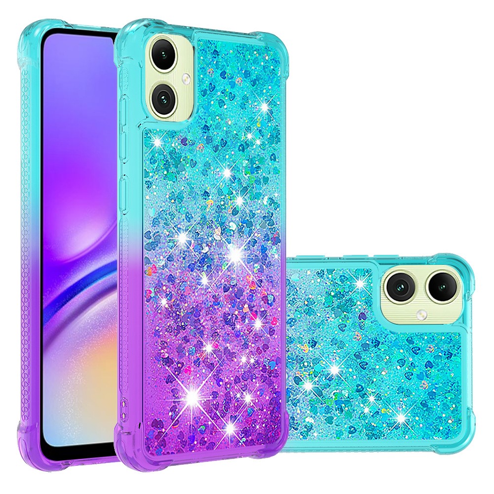 Samsung Galaxy A06 4G TPU-cover med gradient og kviksandseffekt, telefonbagside