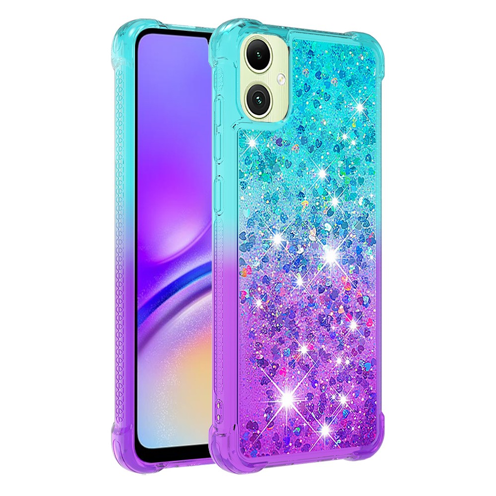 Samsung Galaxy A06 4G TPU-cover med gradient og kviksandseffekt, telefonbagside