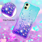 Samsung Galaxy A06 4G TPU-cover med gradient og kviksandseffekt, telefonbagside