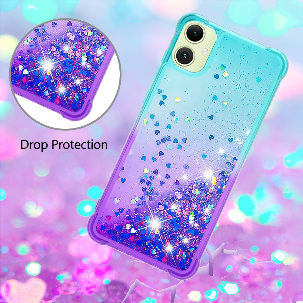 Samsung Galaxy A06 4G TPU-cover med gradient og kviksandseffekt, telefonbagside