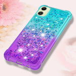 Samsung Galaxy A06 4G TPU-cover med gradient og kviksandseffekt, telefonbagside