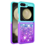 Samsung Galaxy Z Flip7 FE 5G / Z Flip6 5G TPU-skal Gradient Quicksand-mobilbaksida