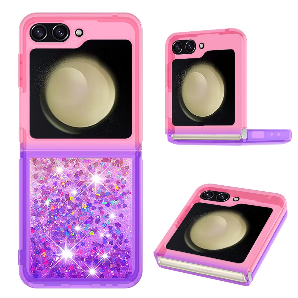 Samsung Galaxy Z Flip7 FE 5G / Z Flip6 5G TPU-skal Gradient Quicksand-mobilbaksida