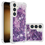 For Samsung Galaxy S24 FE TPU Case Glitter Quicksand Shockproof Phone Back Cover