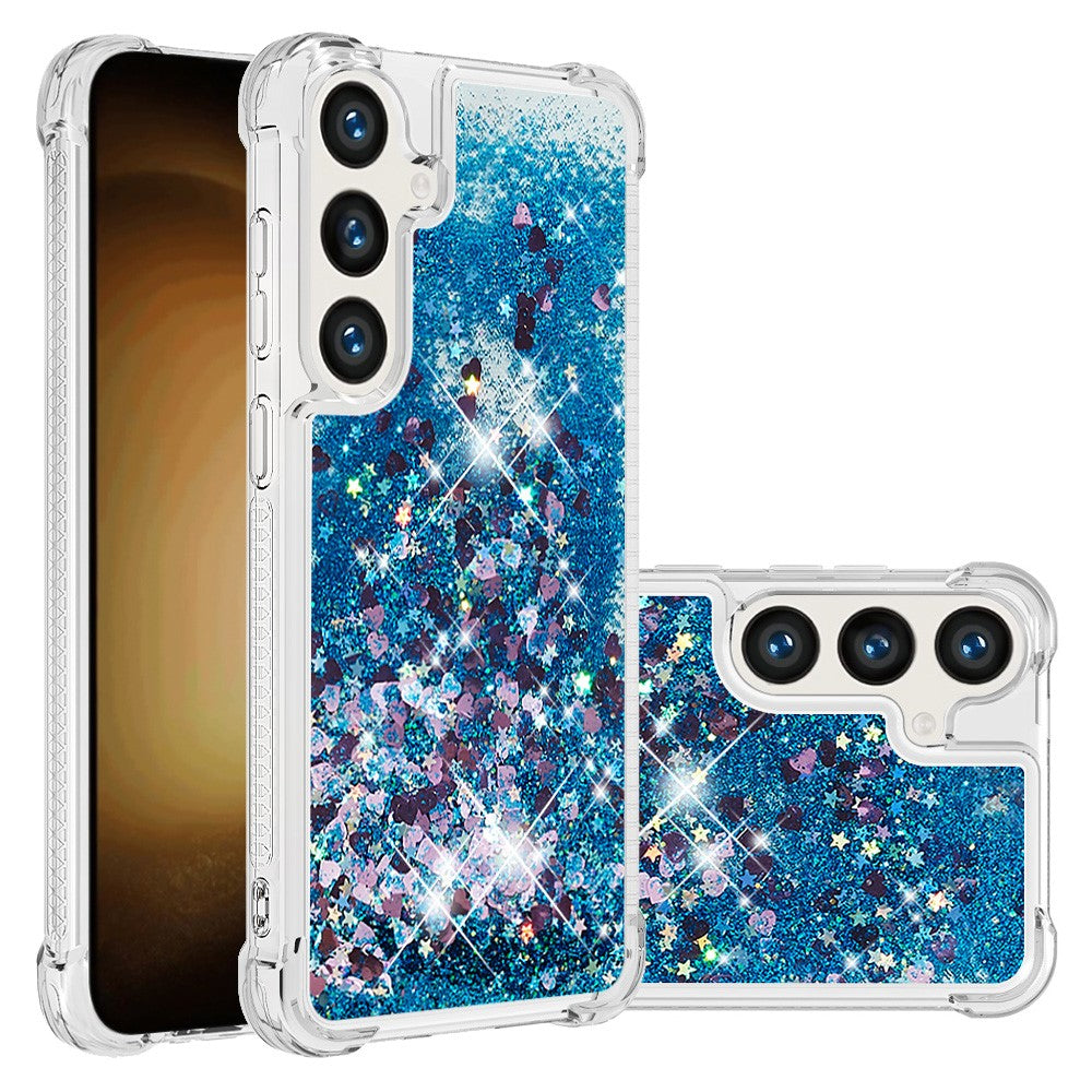 For Samsung Galaxy S24 FE TPU Case Glitter Quicksand Shockproof Phone Back Cover