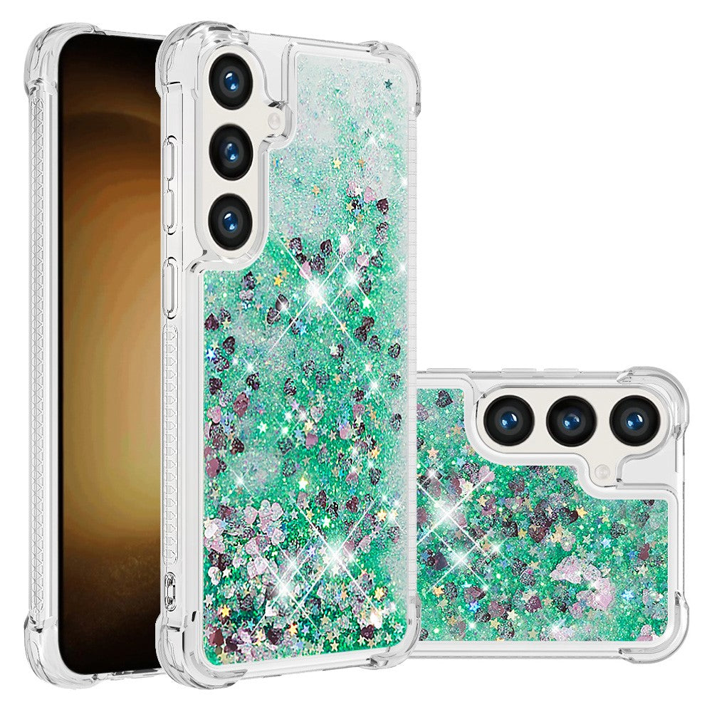 For Samsung Galaxy S24 FE TPU Case Glitter Quicksand Shockproof Phone Back Cover
