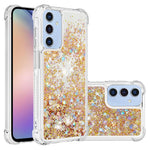 Til Samsung Galaxy A16 5G / Galaxy A16 4G TPU Cover Glitter Flydende Sand Stødsikkert Telefonbagcover