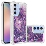 Til Samsung Galaxy A16 5G / Galaxy A16 4G TPU Cover Glitter Flydende Sand Stødsikkert Telefonbagcover