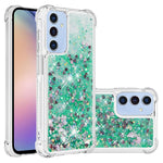 Til Samsung Galaxy A16 5G / Galaxy A16 4G TPU Cover Glitter Flydende Sand Stødsikkert Telefonbagcover