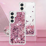 For Samsung Galaxy S24 FE TPU Case Quicksand Design Phone Cover with Lanyard