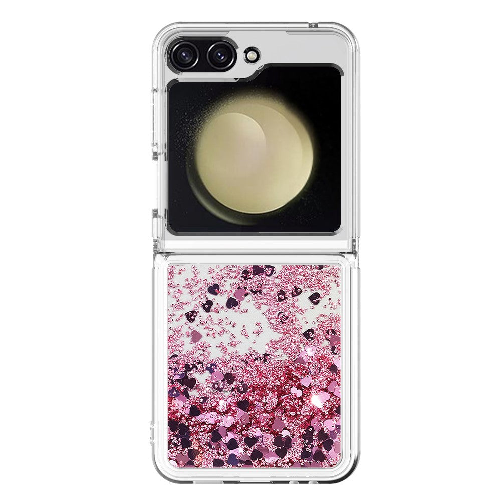 Samsung Galaxy Z Flip7 FE 5G / Z Flip6 5G TPU-skal Glitter Quicksand Stötsäkert mobilbaksida