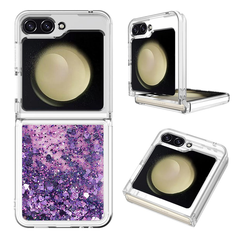 Samsung Galaxy Z Flip7 FE 5G / Z Flip6 5G TPU-skal Glitter Quicksand Stötsäkert mobilbaksida