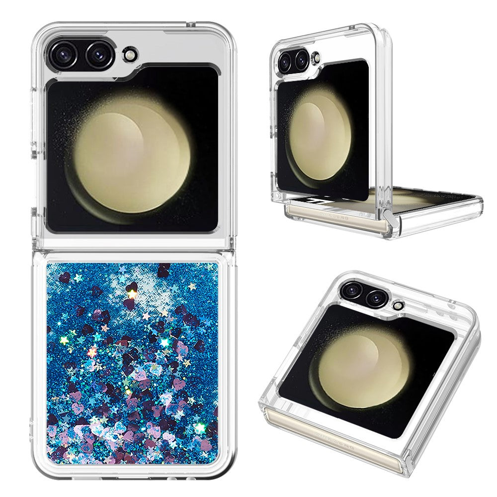 Samsung Galaxy Z Flip7 FE 5G / Z Flip6 5G TPU-skal Glitter Quicksand Stötsäkert mobilbaksida