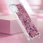 Til Samsung Galaxy A06 4G TPU Cover Glitter Kvaksand Stødsikkert Telefon Bagside Cover