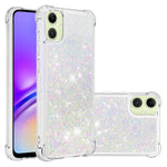 Til Samsung Galaxy A06 4G TPU Cover Glitter Kvaksand Stødsikkert Telefon Bagside Cover