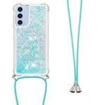 Til Samsung Galaxy A16 5G / Galaxy A16 4G TPU Cover med kviksandsdesign og lanyard