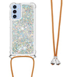 Til Samsung Galaxy A16 5G / Galaxy A16 4G TPU Cover med kviksandsdesign og lanyard