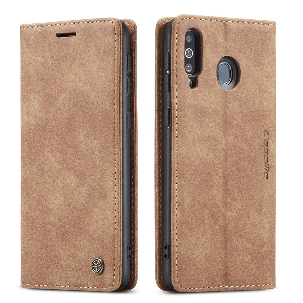 CASEME For Samsung Galaxy M30 / Galaxy A40s Case  013 Series Card Holder Stand Leather Phone Cover