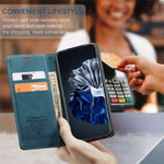 CASEME For Huawei P60 Case  013 Series Card Holder Stand Leather Phone Cover