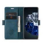 CASEME For Huawei P60 Case  013 Series Card Holder Stand Leather Phone Cover