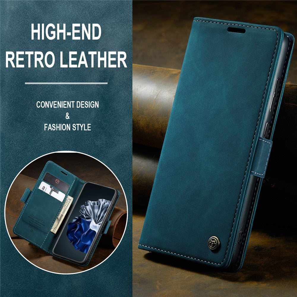 CASEME For Huawei P60 Case  013 Series Card Holder Stand Leather Phone Cover