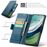 CASEME For Huawei Mate 60 Leather Case  023 RFID Blocking 3 Card Slot Mobile Cover