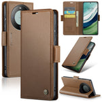 CASEME For Huawei Mate 60 Leather Case  023 RFID Blocking 3 Card Slot Mobile Cover