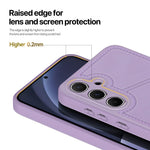 DUX DUCIS For Samsung Galaxy S25+ Magnetic Case  Rafi II Series Leather Back Cover with RFID Blocking Card Slots