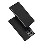 DUX DUCIS Skin Pro Series For Samsung Galaxy S25 Ultra Case Leather Phone Cover Card Holder (Non-magnetic)