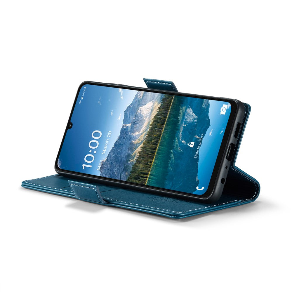 CASEME Til Samsung Galaxy A06 4G Lædercover 023 RFID Blokerende Mobilcover med 3 Kortlommer