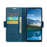 CASEME Til Samsung Galaxy A06 4G Lædercover 023 RFID Blokerende Mobilcover med 3 Kortlommer