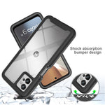 Til Motorola Moto G32 4G PET Skærmbeskytter Telefoncover PC + TPU Fuld Beskyttelse Hybrid Cover
