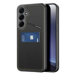 DUX DUCIS magnetisk lædercover i Rafi II-serien med RFID-blokerende kortlommer til Samsung Galaxy S25