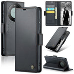 CASEME For Huawei Mate 60 Pro+ / Huawei Mate 60 Pro Leather Case  023 RFID Blocking 3 Card Slot Mobile Cover