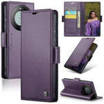 CASEME For Huawei Mate 60 Pro+ / Huawei Mate 60 Pro Leather Case  023 RFID Blocking 3 Card Slot Mobile Cover