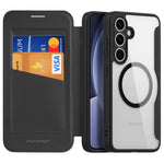 DUX DUCIS For Samsung Galaxy S25 Leather Case  Skin X Pro Series Flip Cover Magnetic Case