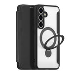 DUX DUCIS For Samsung Galaxy S25 Leather Case  Skin X Pro Series Rotary Kickstand Cover Magnetic Case