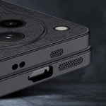 For Oppo Find X8 5G Case Wood Texture PU Leather Coated PC+TPU Phone Cover