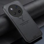 For Honor Magic7 Lite 5G / X9c 5G / X60 Pro 5G Case Deer Pattern Cloth Texture PU Leather Hybrid Phone Cover