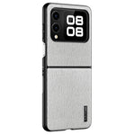 For Huawei nova Flip 5G Case Wood Texture PU Leather Coated PC+TPU Phone Cover