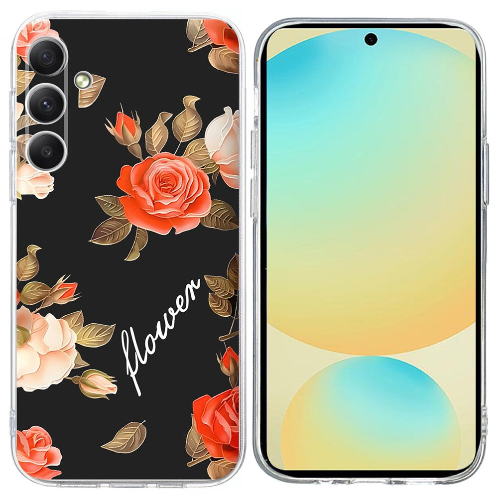 For Samsung Galaxy S25 FE Case Pattern Printing Shockproof Soft TPU Phone Cover